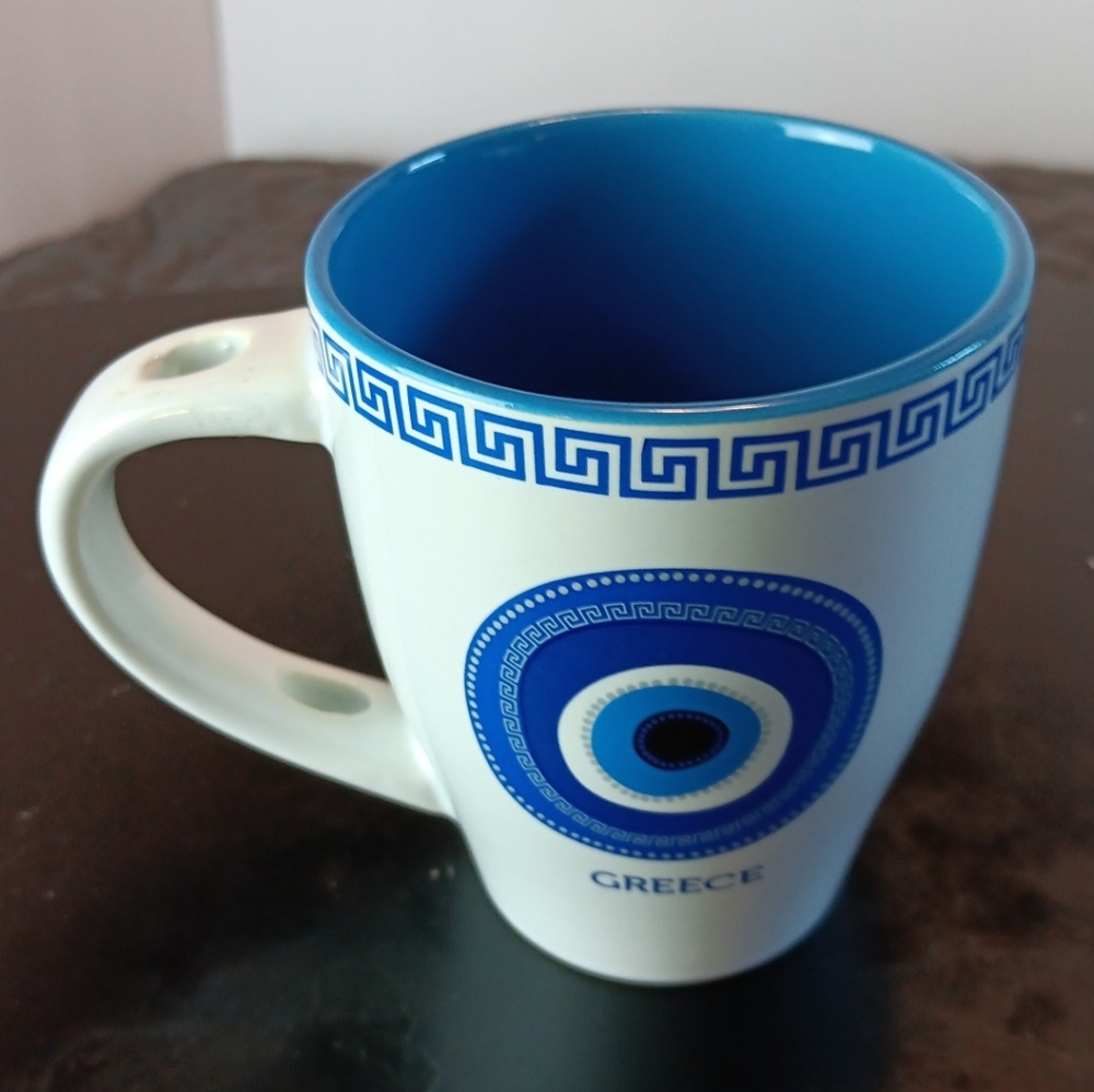 Rare Greece Coffee/Teacup w/spoon